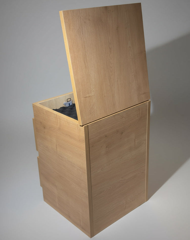 Gizli Bölmeli Komodin - MDF (Ahşap)