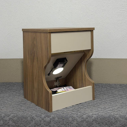 Modern Tasarım Gizli Bölme - Ceviz