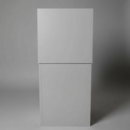 Gizli Bölmeli Komodin - MDF (Açık Gri)