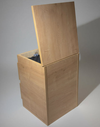 Gizli Bölmeli Komodin - MDF (Ahşap)