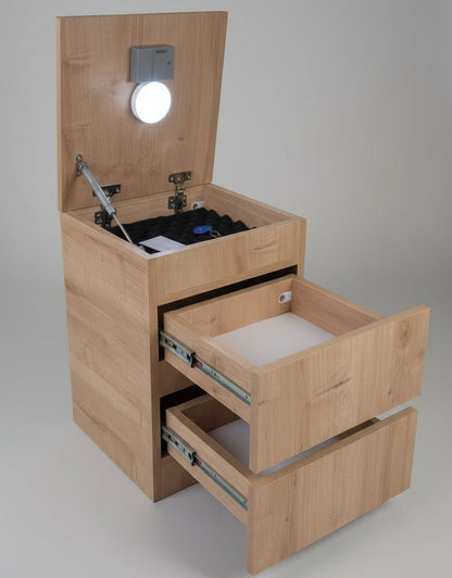 Gizli Bölmeli Komodin - MDF (Ahşap)