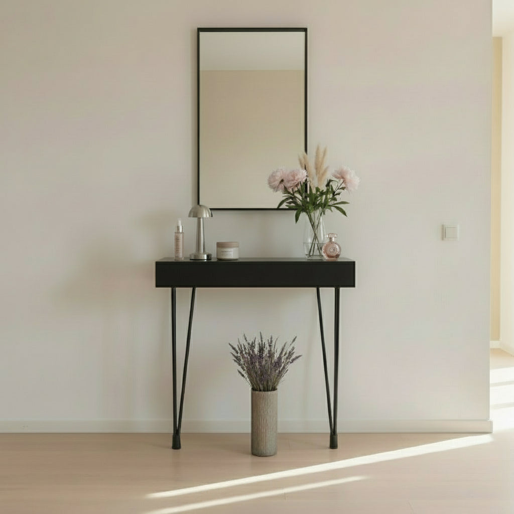 Gizli Bölmeli Dreasuar - MDF (Siyah)